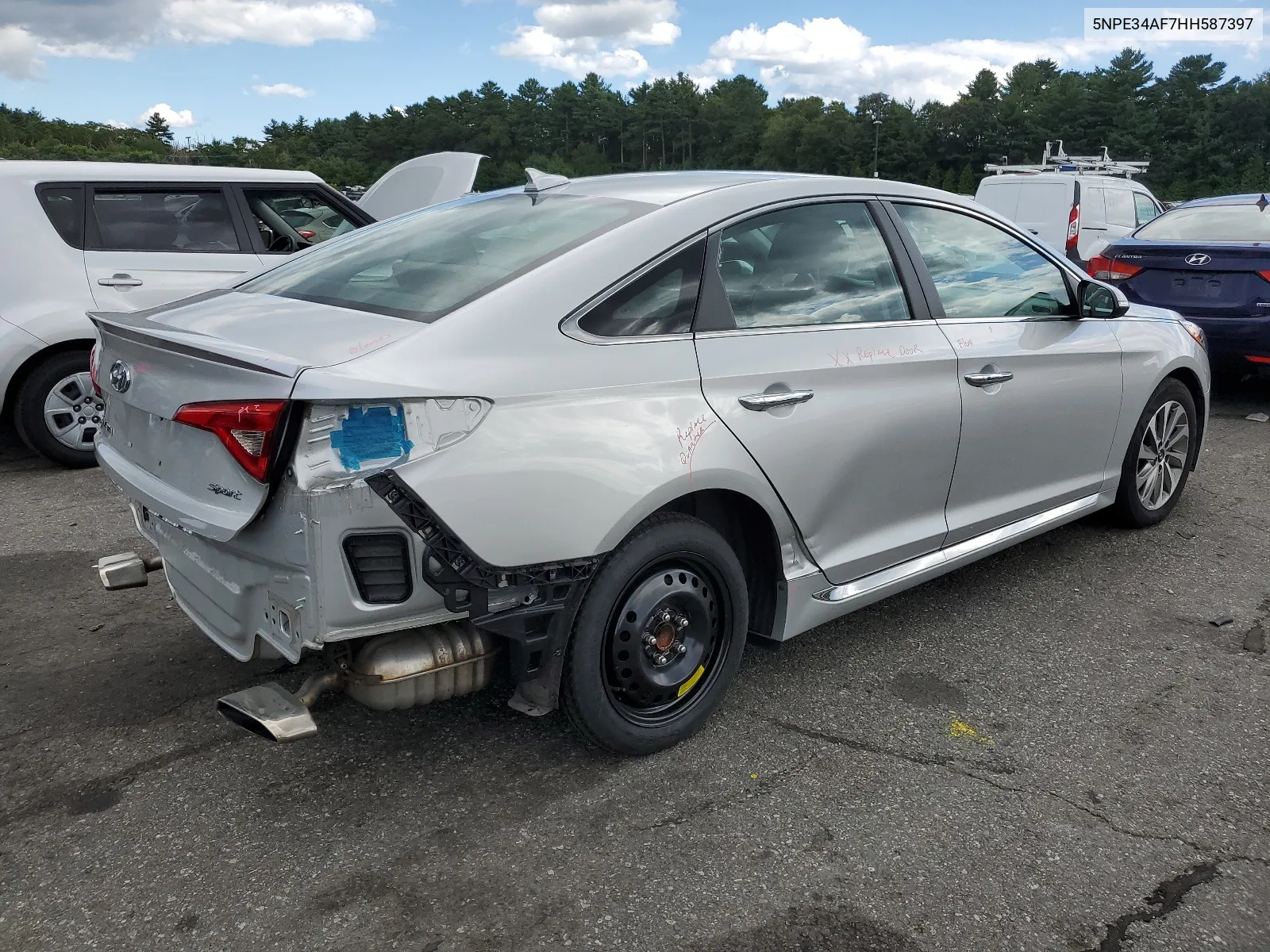 5NPE34AF7HH587397 2017 Hyundai Sonata Sport