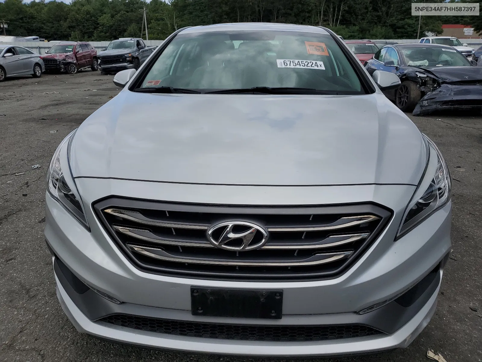 2017 Hyundai Sonata Sport VIN: 5NPE34AF7HH587397 Lot: 67545224