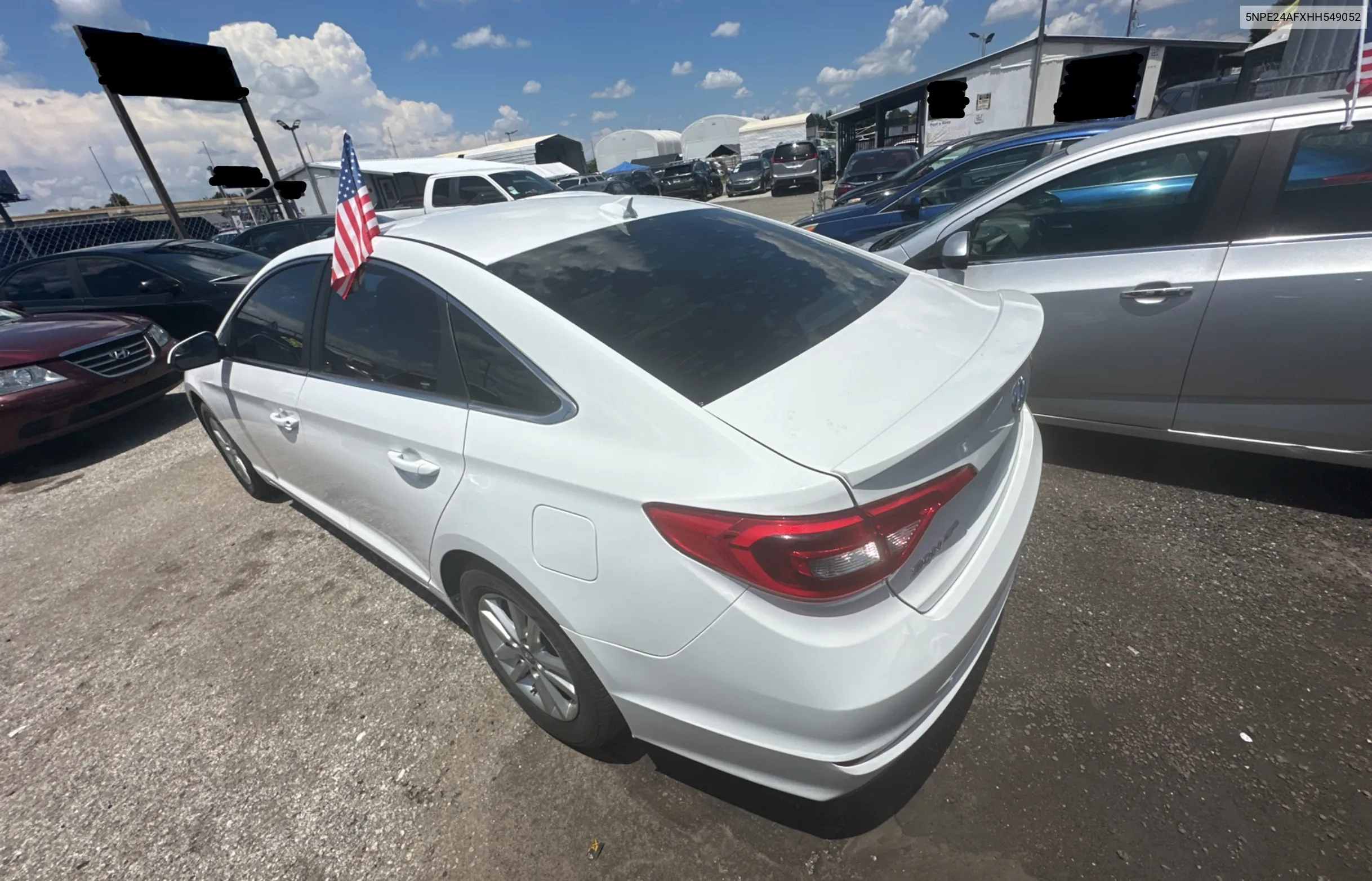 2017 Hyundai Sonata Se VIN: 5NPE24AFXHH549052 Lot: 67607024