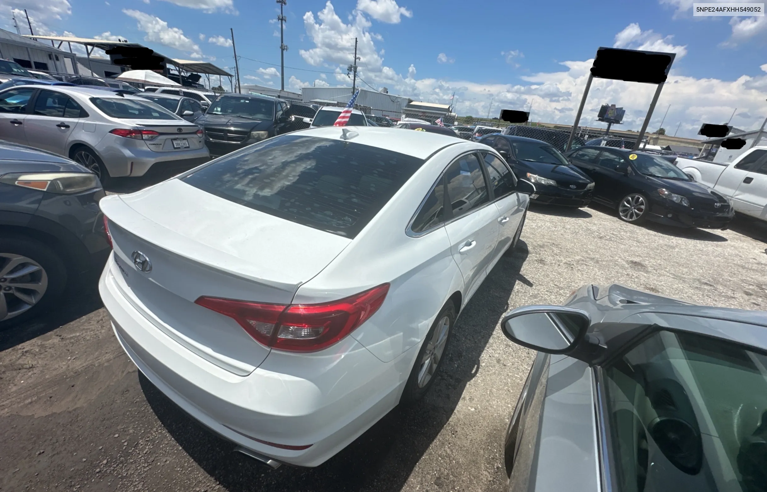 5NPE24AFXHH549052 2017 Hyundai Sonata Se