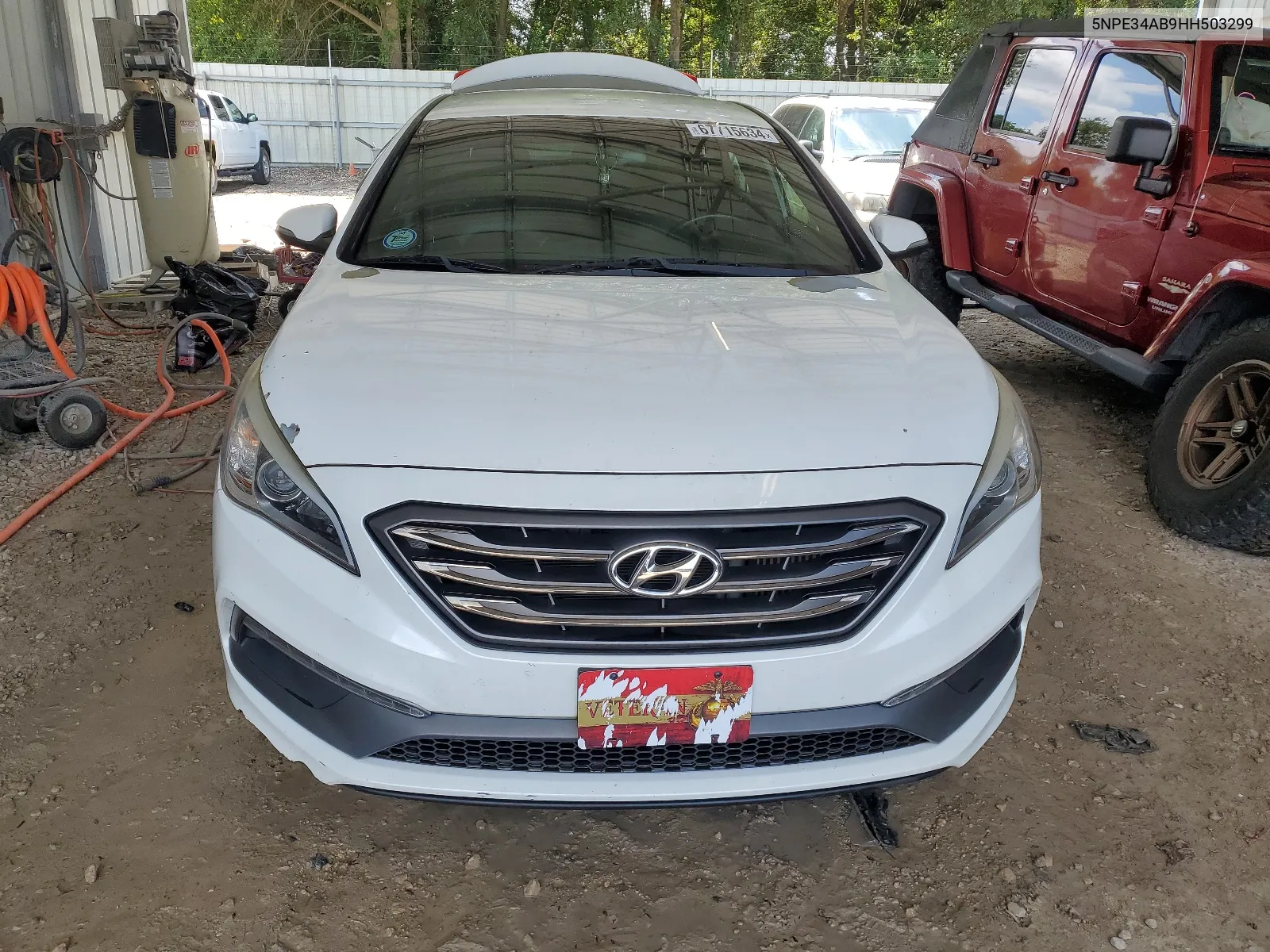 5NPE34AB9HH503299 2017 Hyundai Sonata Sport