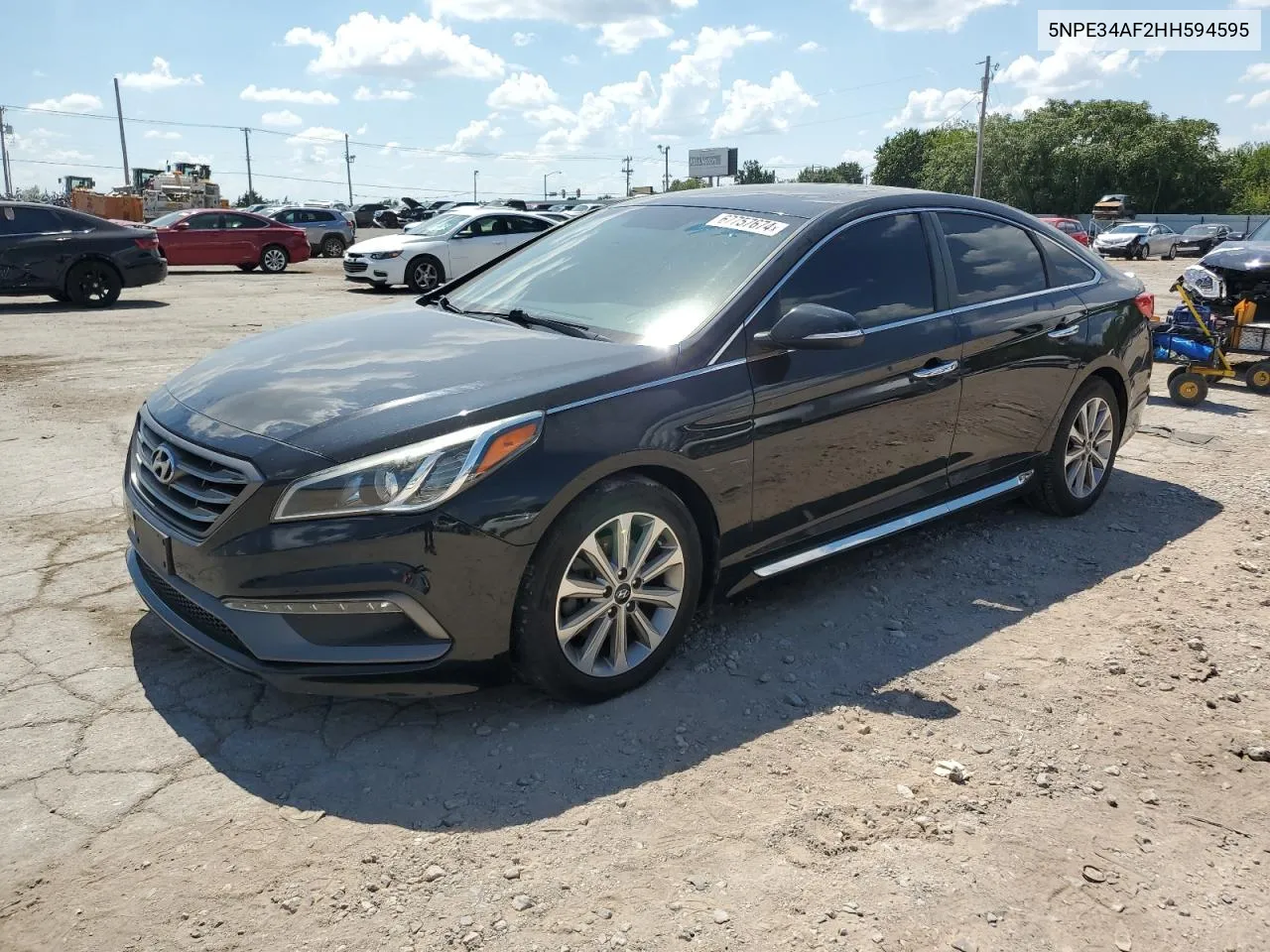 2017 Hyundai Sonata Sport VIN: 5NPE34AF2HH594595 Lot: 67757674