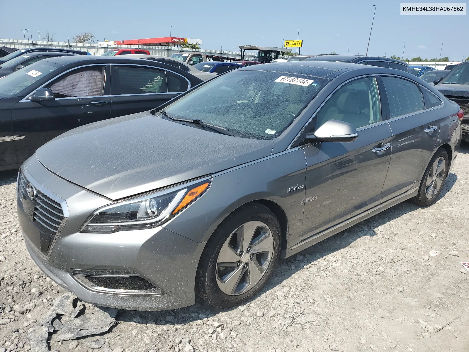 2017 Hyundai Sonata Hybrid VIN: KMHE34L38HA067862 Lot: 67782744