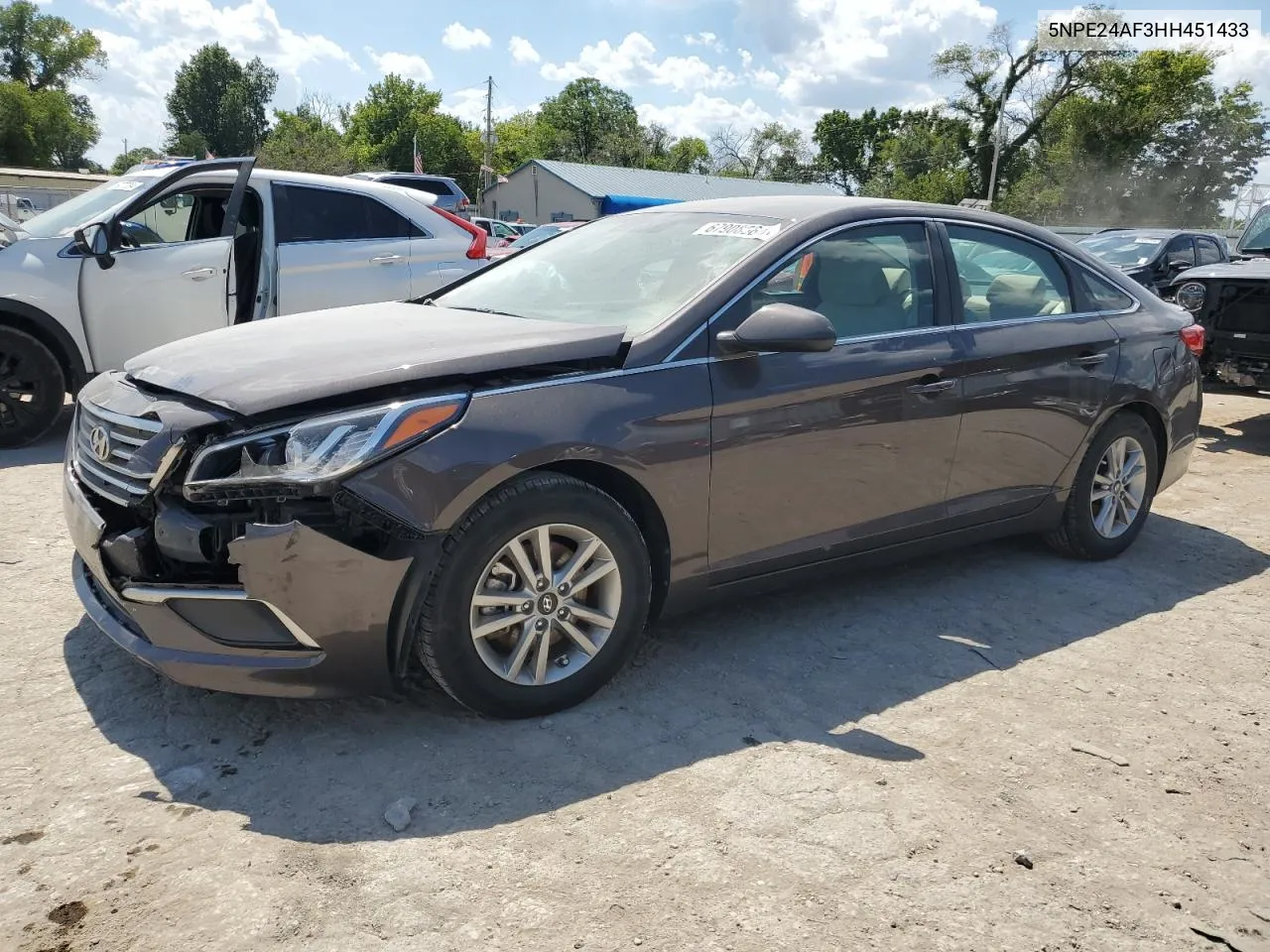 2017 Hyundai Sonata Se VIN: 5NPE24AF3HH451433 Lot: 67908564