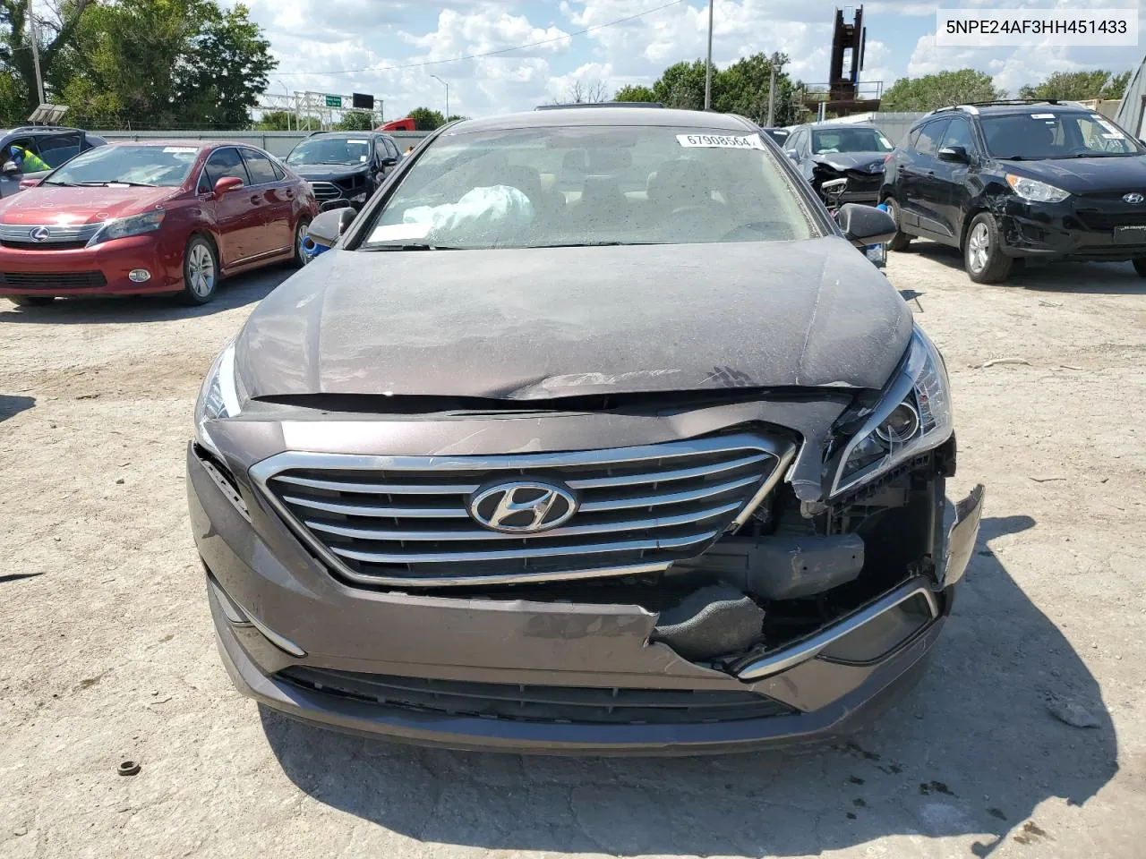 5NPE24AF3HH451433 2017 Hyundai Sonata Se