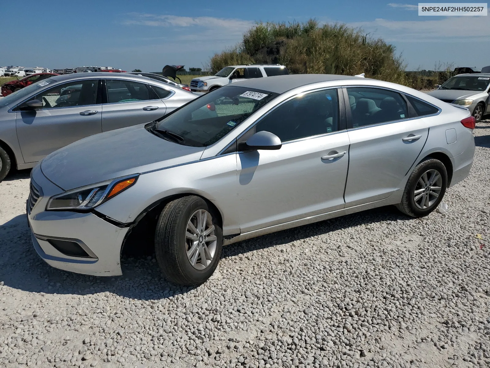 2017 Hyundai Sonata Se VIN: 5NPE24AF2HH502257 Lot: 67974774