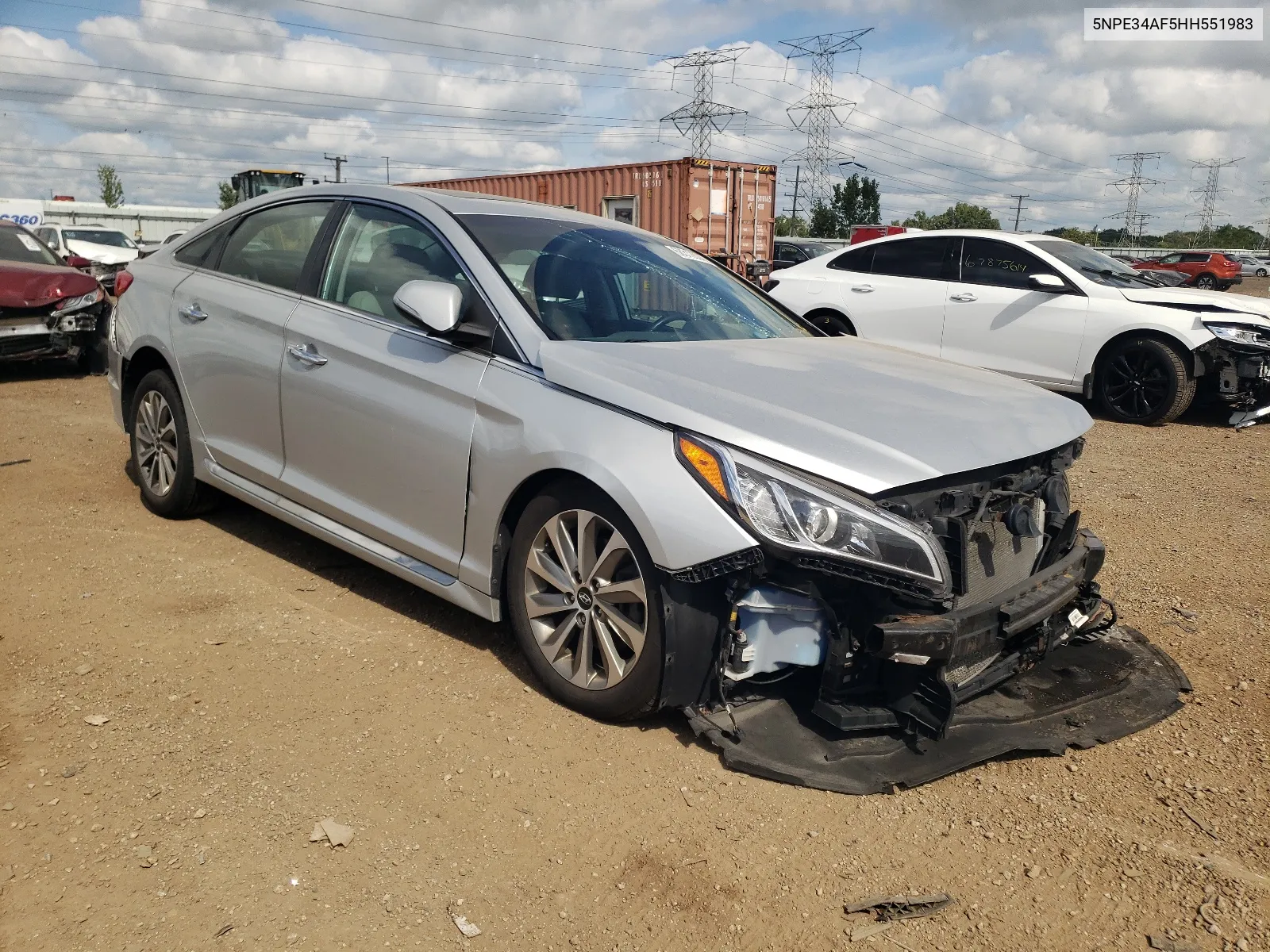 5NPE34AF5HH551983 2017 Hyundai Sonata Sport