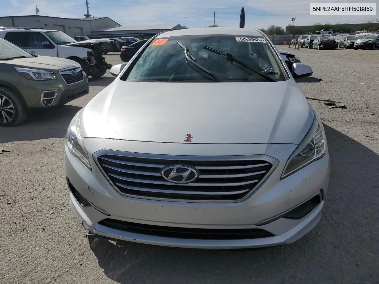 2017 Hyundai Sonata Se VIN: 5NPE24AF5HH508859 Lot: 68699934