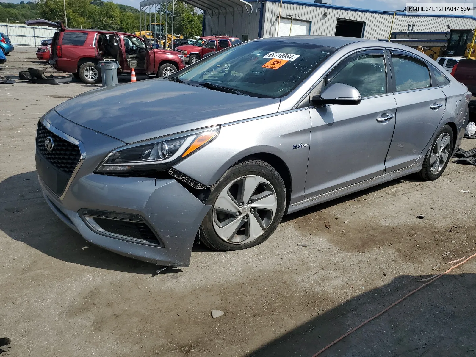 2017 Hyundai Sonata Hybrid VIN: KMHE34L12HA044639 Lot: 68716984