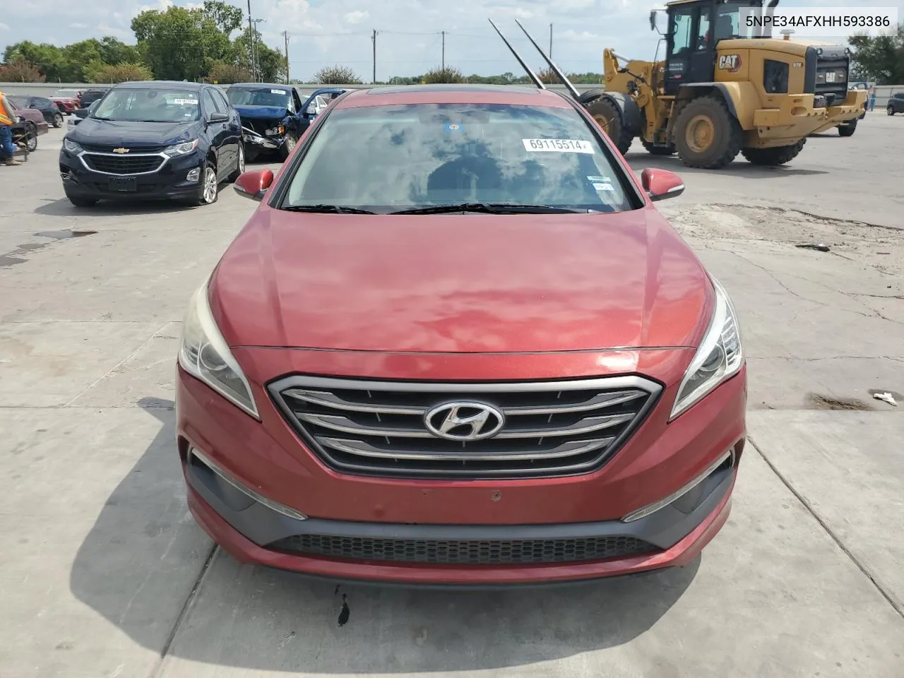 2017 Hyundai Sonata Sport VIN: 5NPE34AFXHH593386 Lot: 69115514