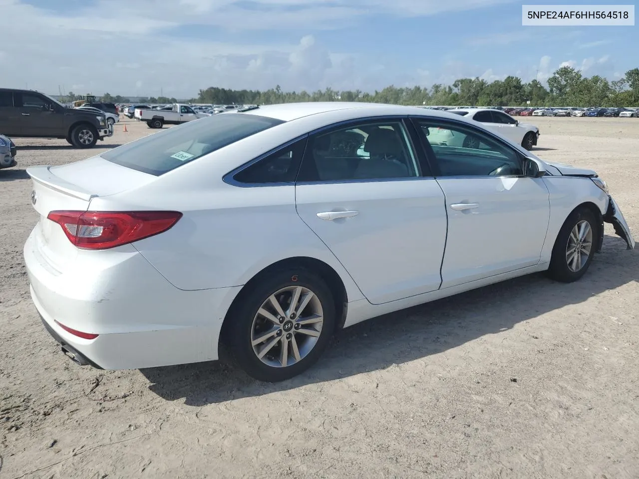 2017 Hyundai Sonata Se VIN: 5NPE24AF6HH564518 Lot: 69203454