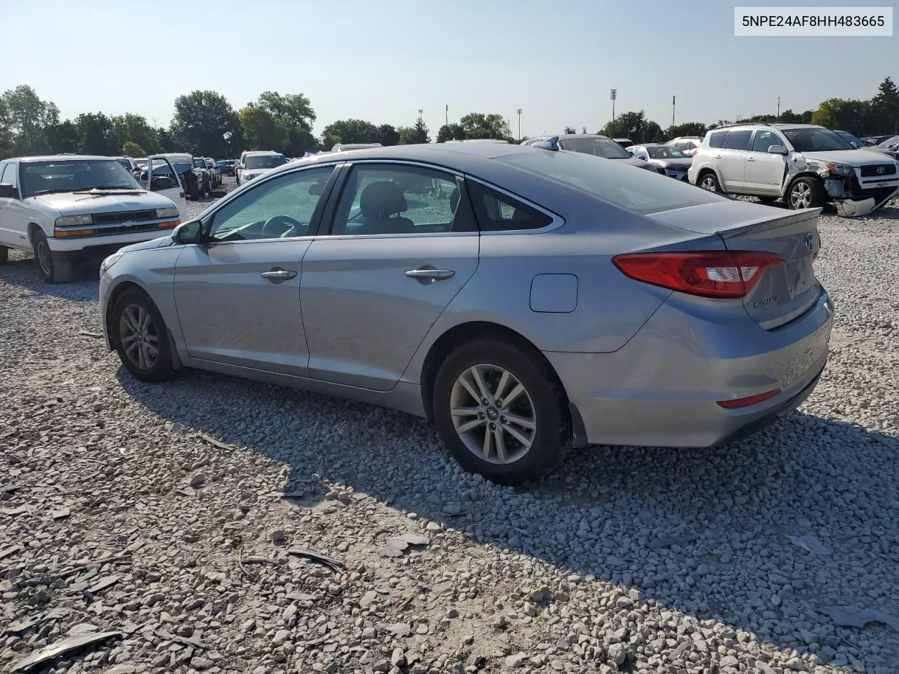 2017 Hyundai Sonata Se VIN: 5NPE24AF8HH483665 Lot: 69238744