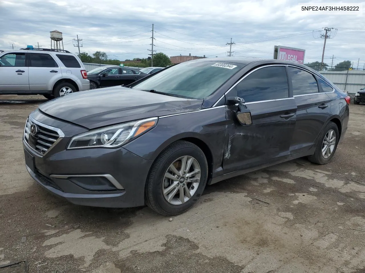 2017 Hyundai Sonata Se VIN: 5NPE24AF3HH458222 Lot: 69300264