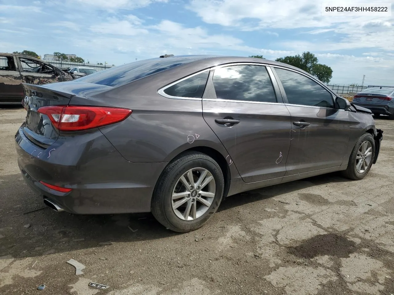 2017 Hyundai Sonata Se VIN: 5NPE24AF3HH458222 Lot: 69300264