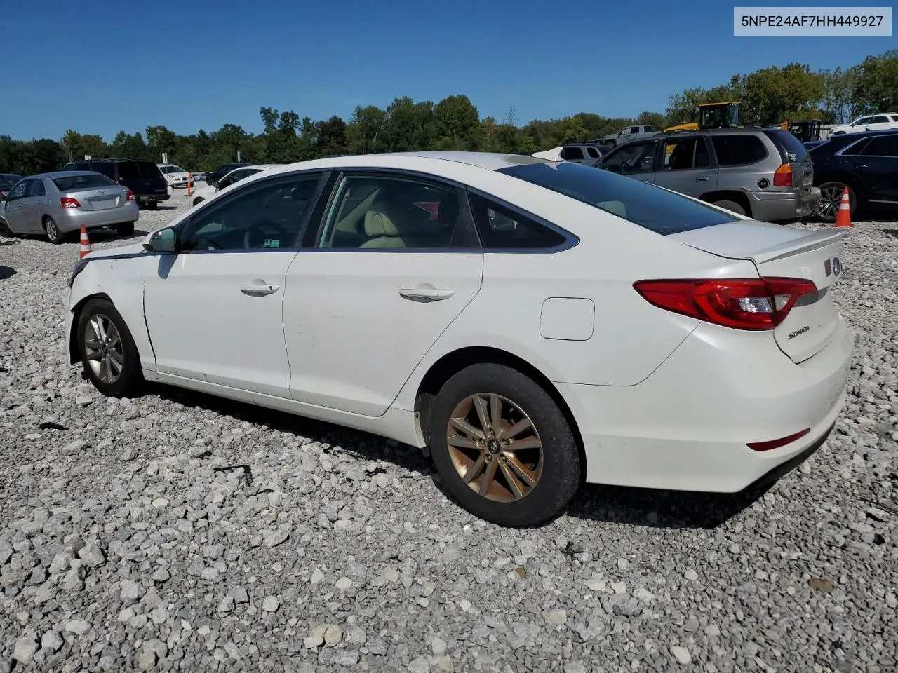 2017 Hyundai Sonata Se VIN: 5NPE24AF7HH449927 Lot: 69305694