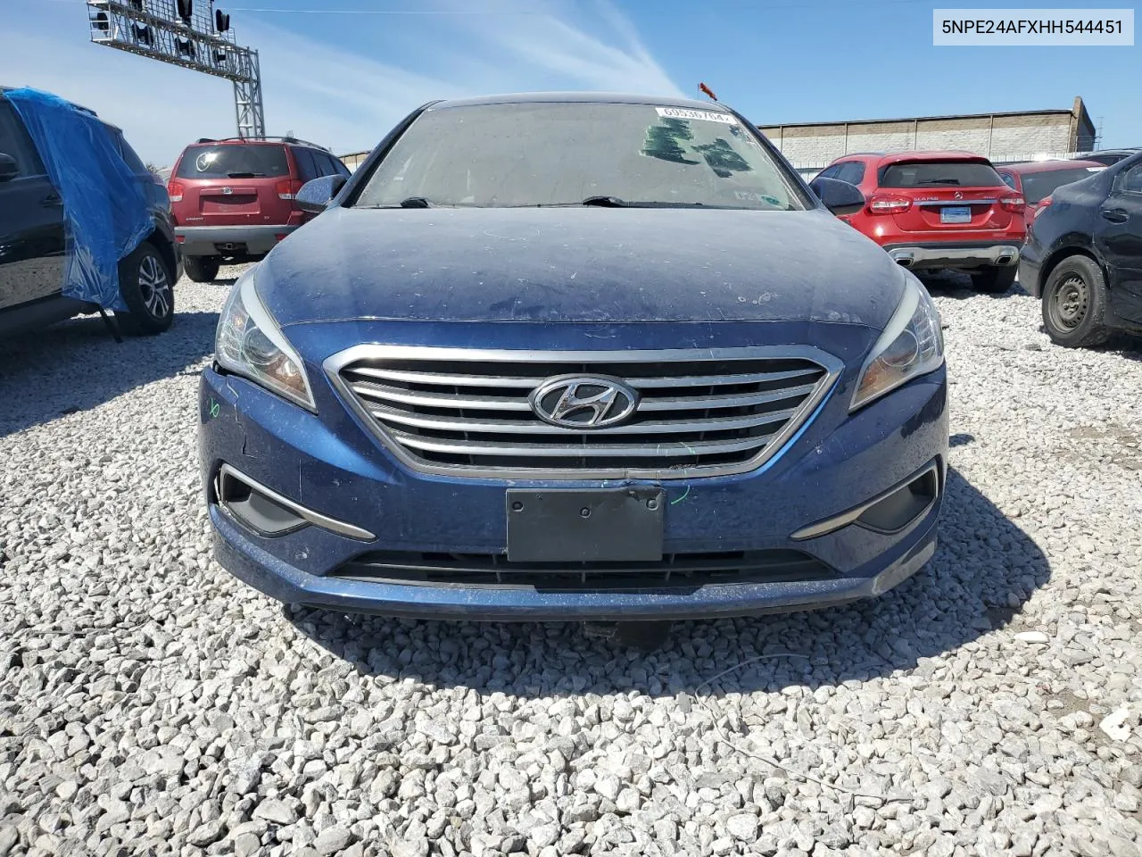 2017 Hyundai Sonata Se VIN: 5NPE24AFXHH544451 Lot: 69536764