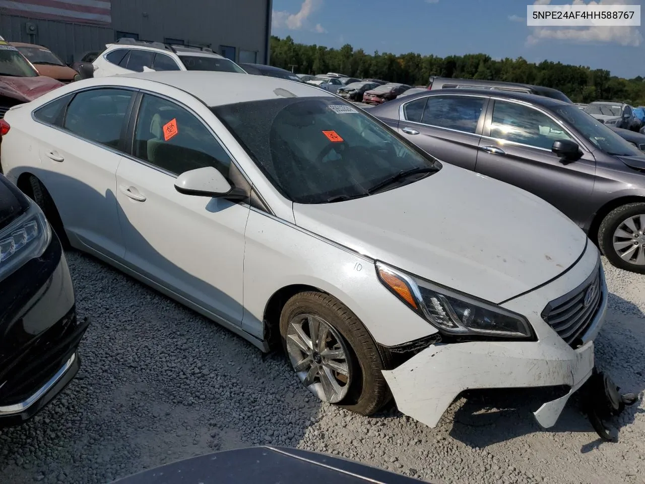 2017 Hyundai Sonata Se VIN: 5NPE24AF4HH588767 Lot: 69653524