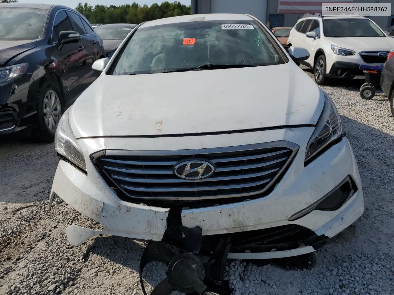 2017 Hyundai Sonata Se VIN: 5NPE24AF4HH588767 Lot: 69653524