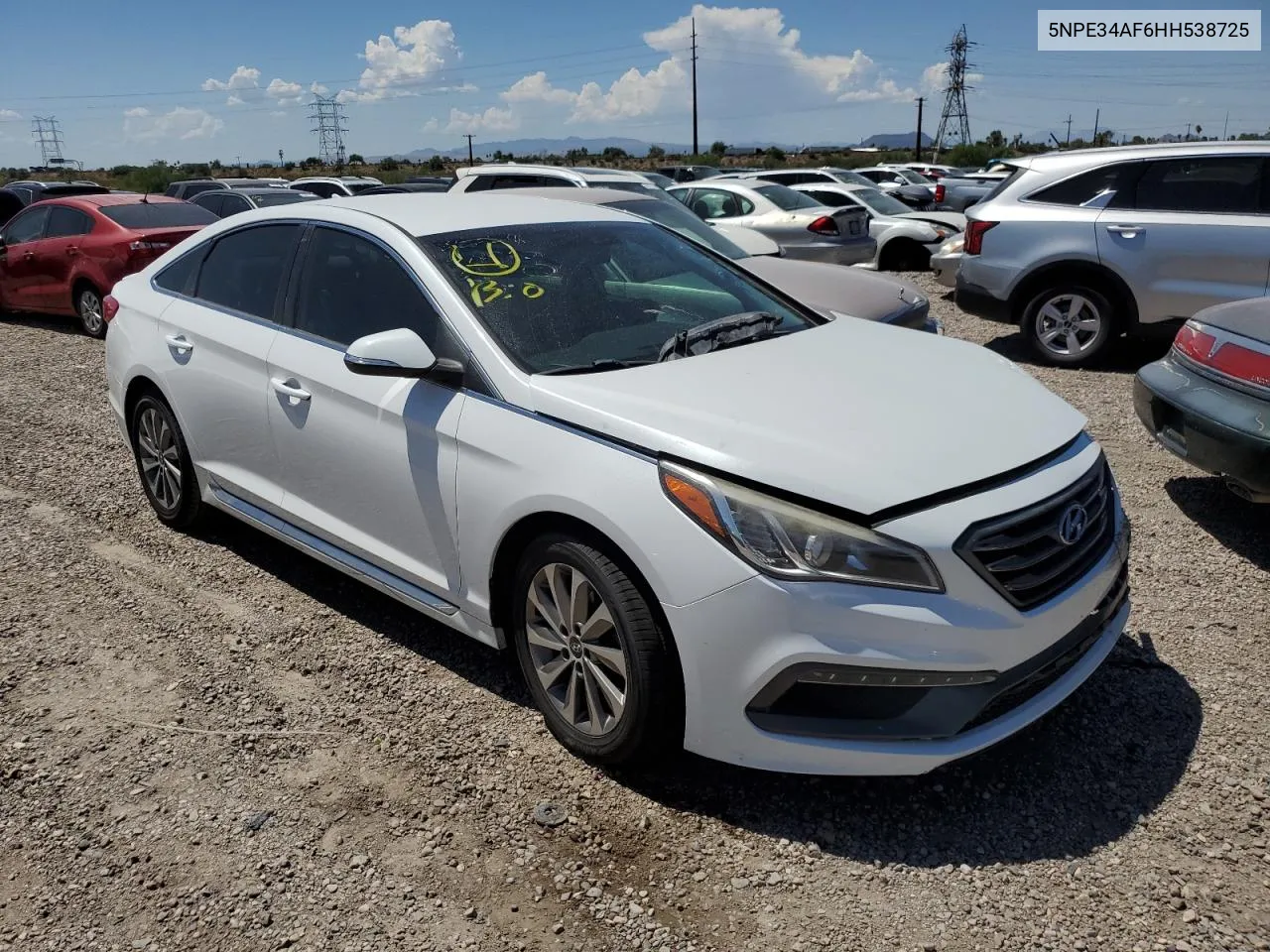 2017 Hyundai Sonata Sport VIN: 5NPE34AF6HH538725 Lot: 69669154