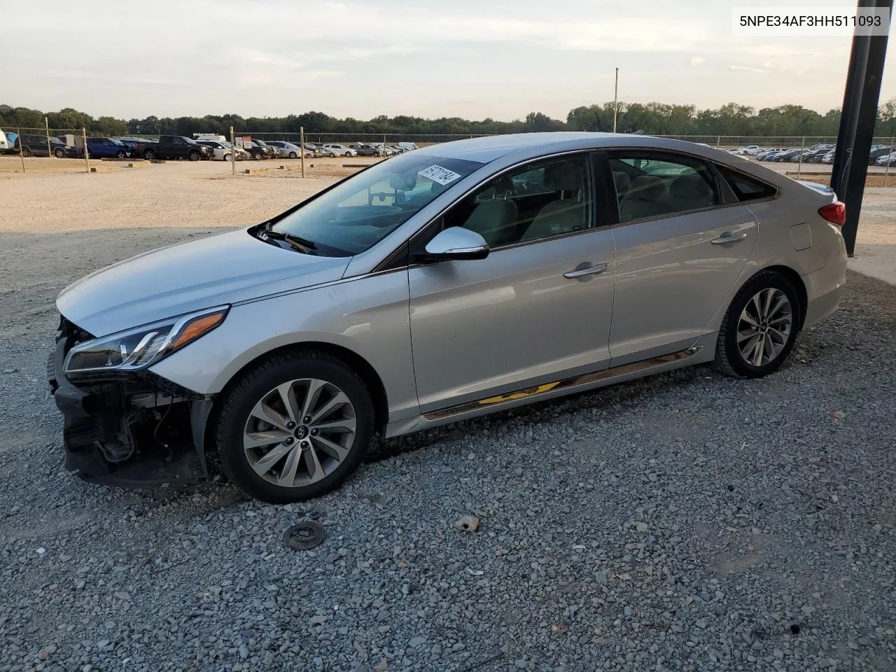 2017 Hyundai Sonata Sport VIN: 5NPE34AF3HH511093 Lot: 69701184