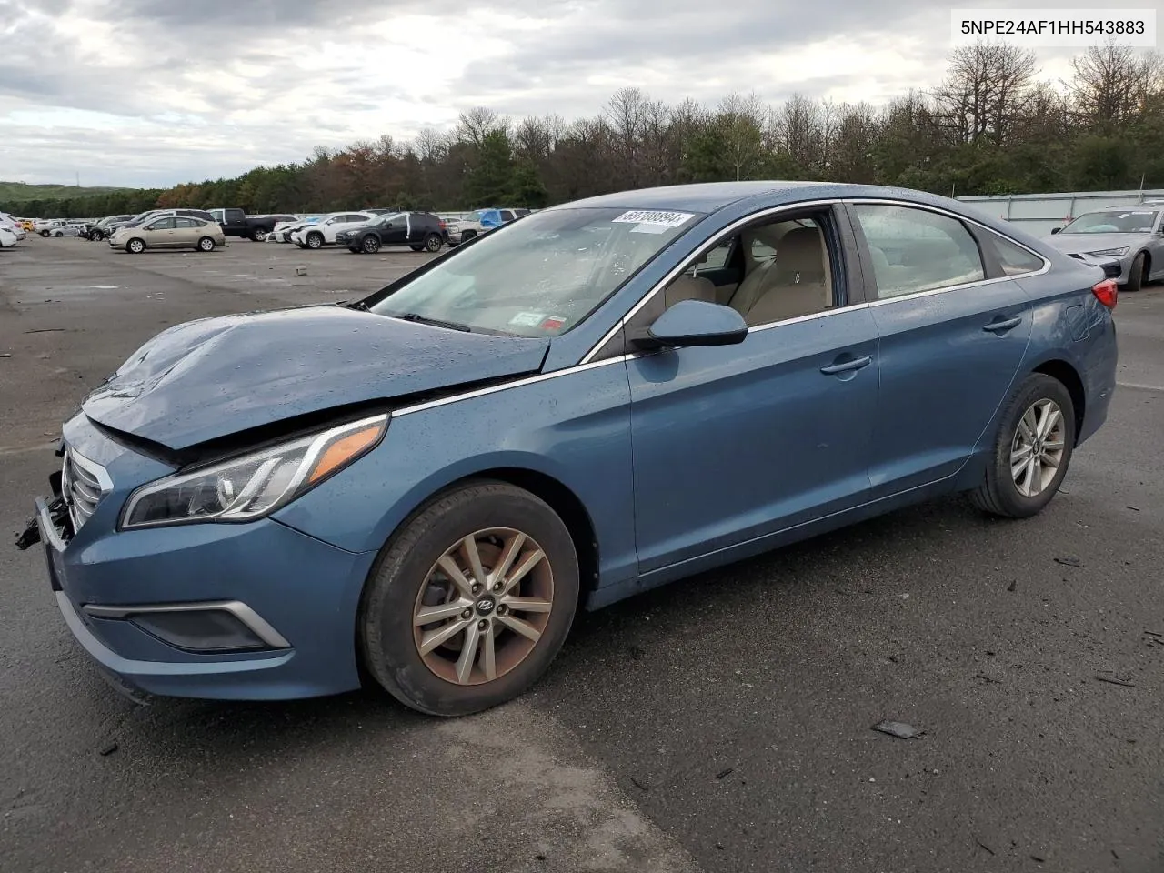 2017 Hyundai Sonata Se VIN: 5NPE24AF1HH543883 Lot: 69708894