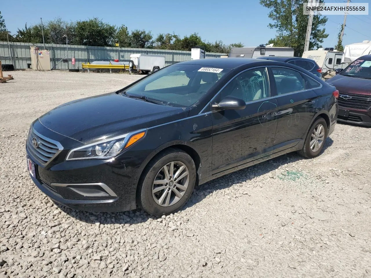 2017 Hyundai Sonata Se VIN: 5NPE24AFXHH555658 Lot: 69852164