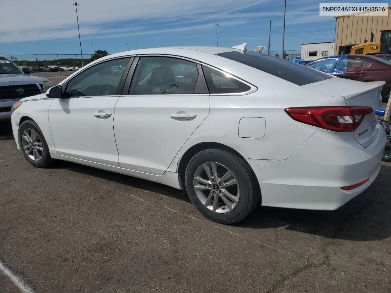 2017 Hyundai Sonata Se VIN: 5NPE24AFXHH548516 Lot: 69864584