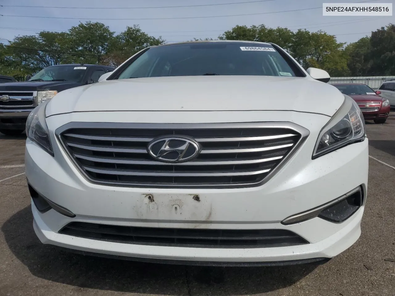 2017 Hyundai Sonata Se VIN: 5NPE24AFXHH548516 Lot: 69864584