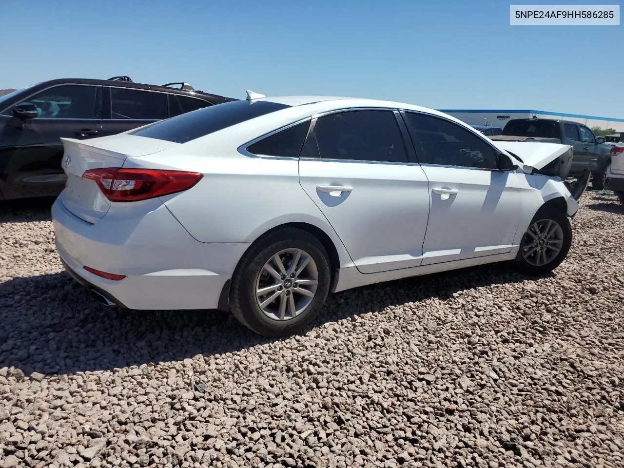 2017 Hyundai Sonata Se VIN: 5NPE24AF9HH586285 Lot: 70303984