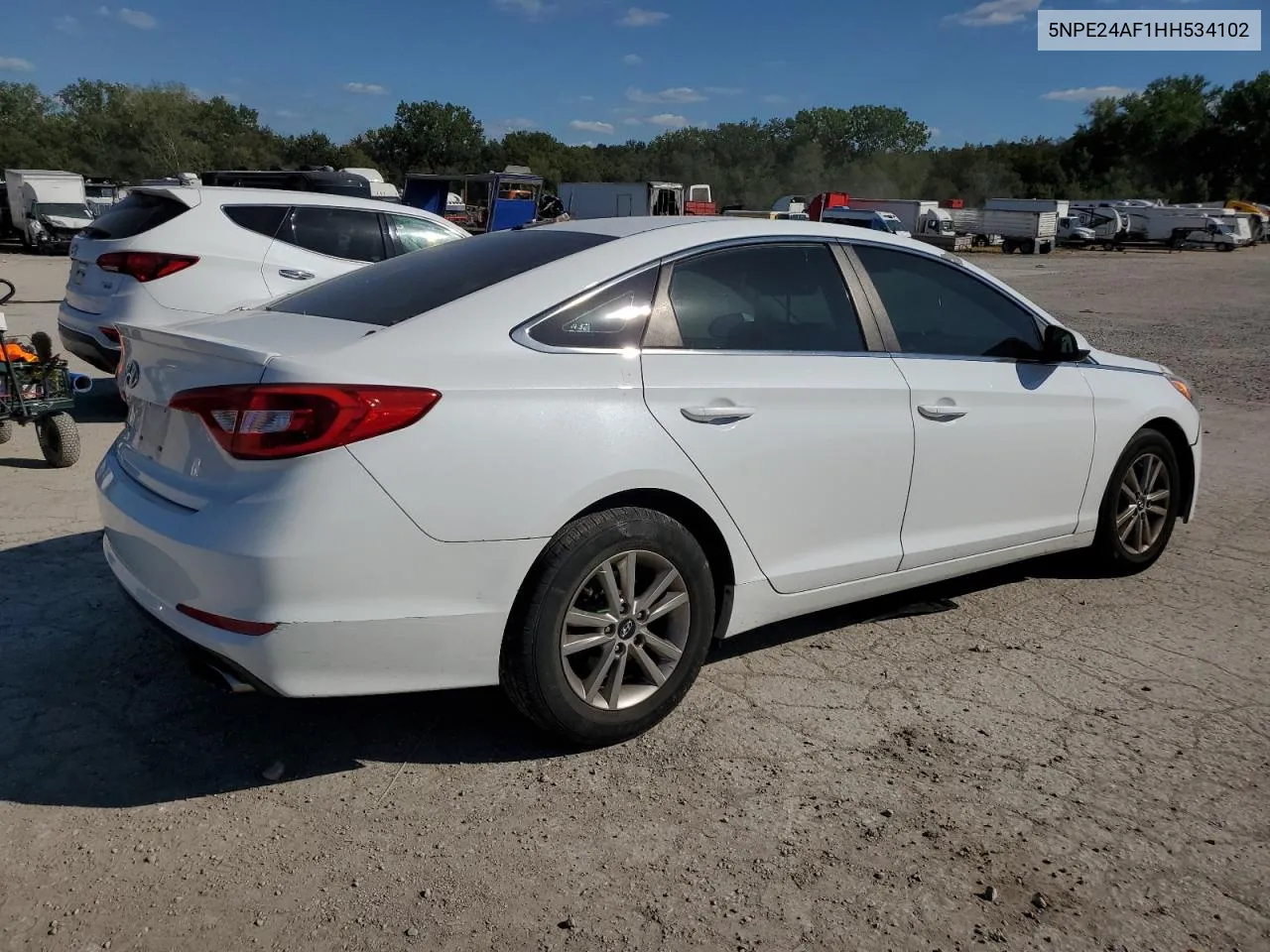 2017 Hyundai Sonata Se VIN: 5NPE24AF1HH534102 Lot: 70444544