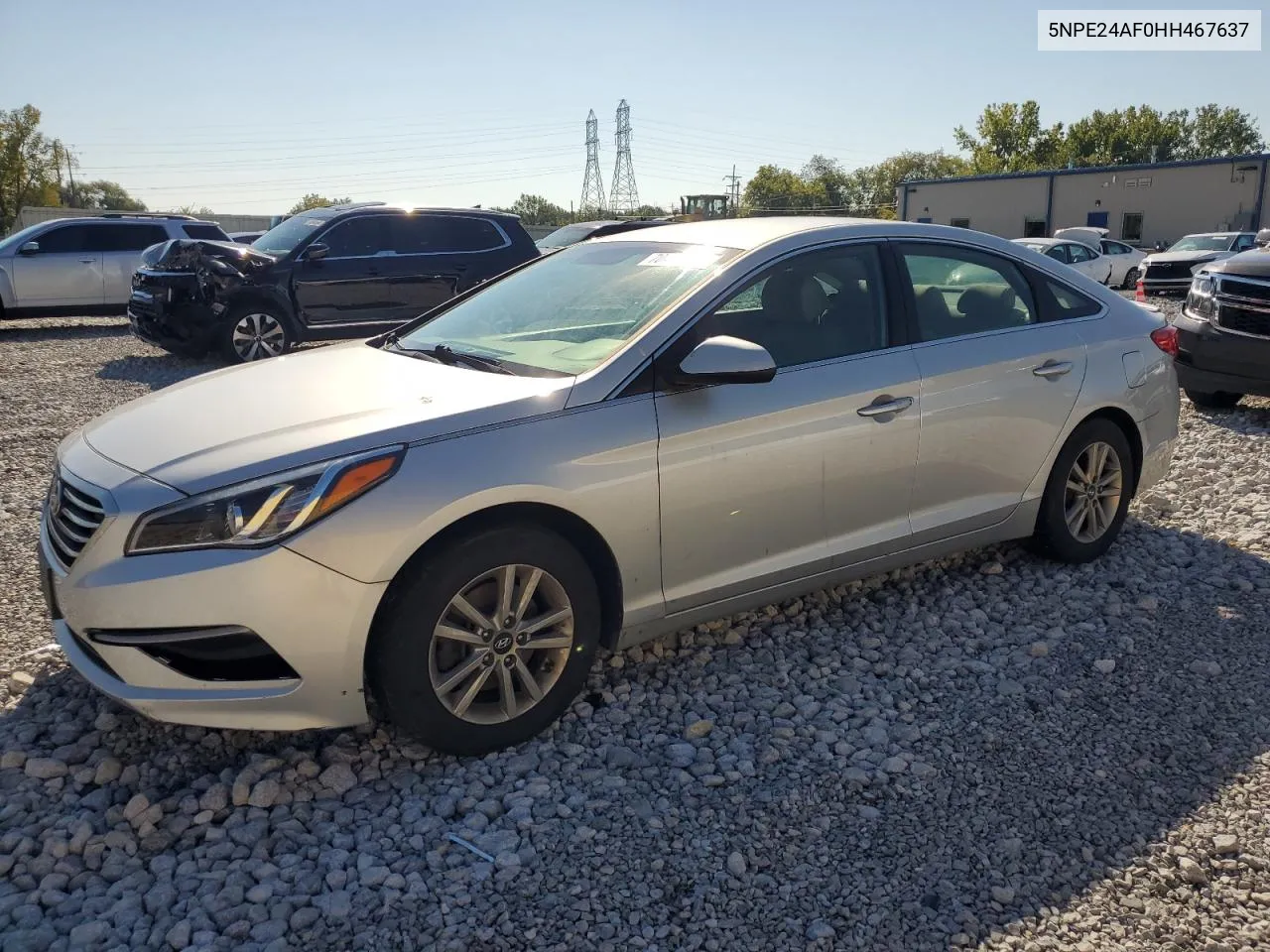 2017 Hyundai Sonata Se VIN: 5NPE24AF0HH467637 Lot: 70445014