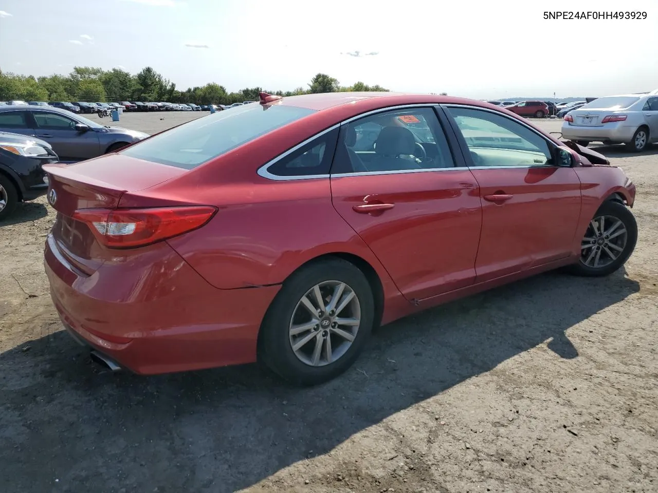 2017 Hyundai Sonata Se VIN: 5NPE24AF0HH493929 Lot: 70461934