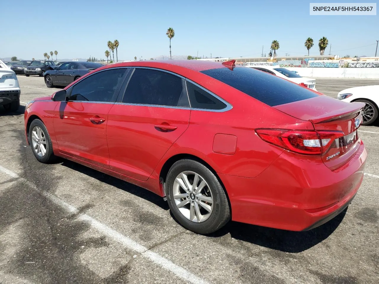 2017 Hyundai Sonata Se VIN: 5NPE24AF5HH543367 Lot: 70516184