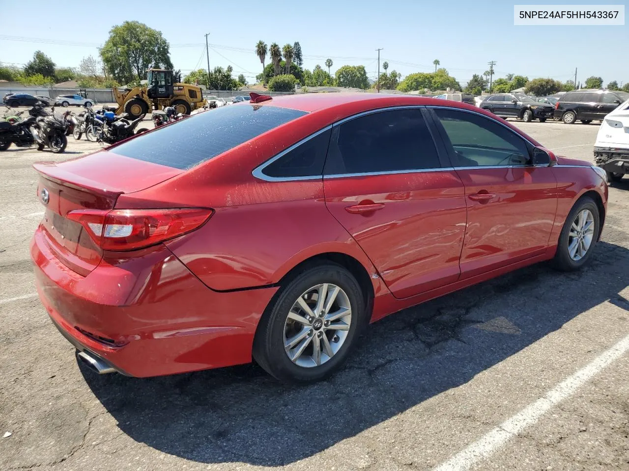 2017 Hyundai Sonata Se VIN: 5NPE24AF5HH543367 Lot: 70516184