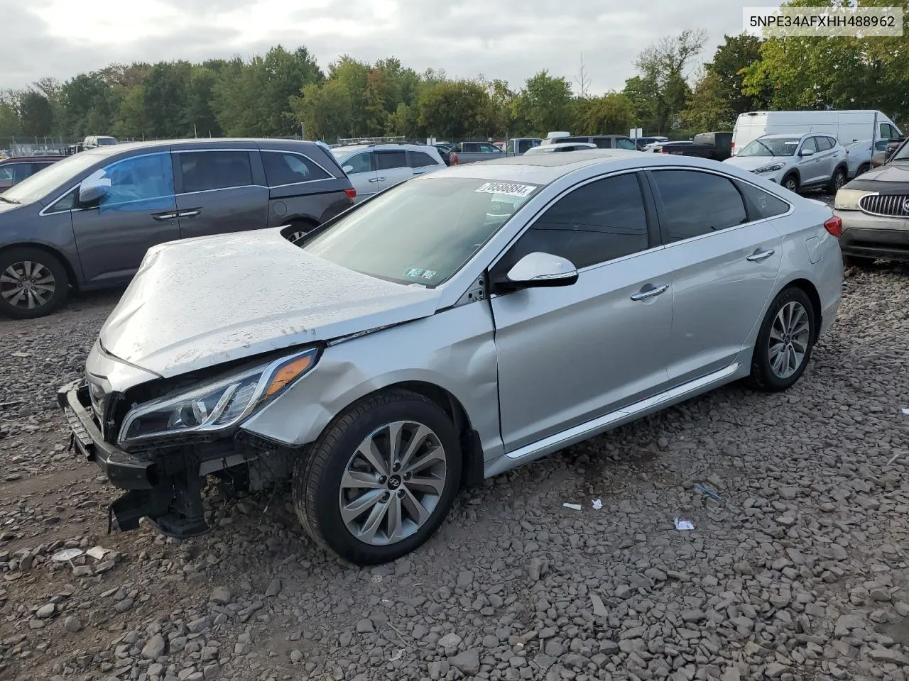 2017 Hyundai Sonata Sport VIN: 5NPE34AFXHH488962 Lot: 70586884