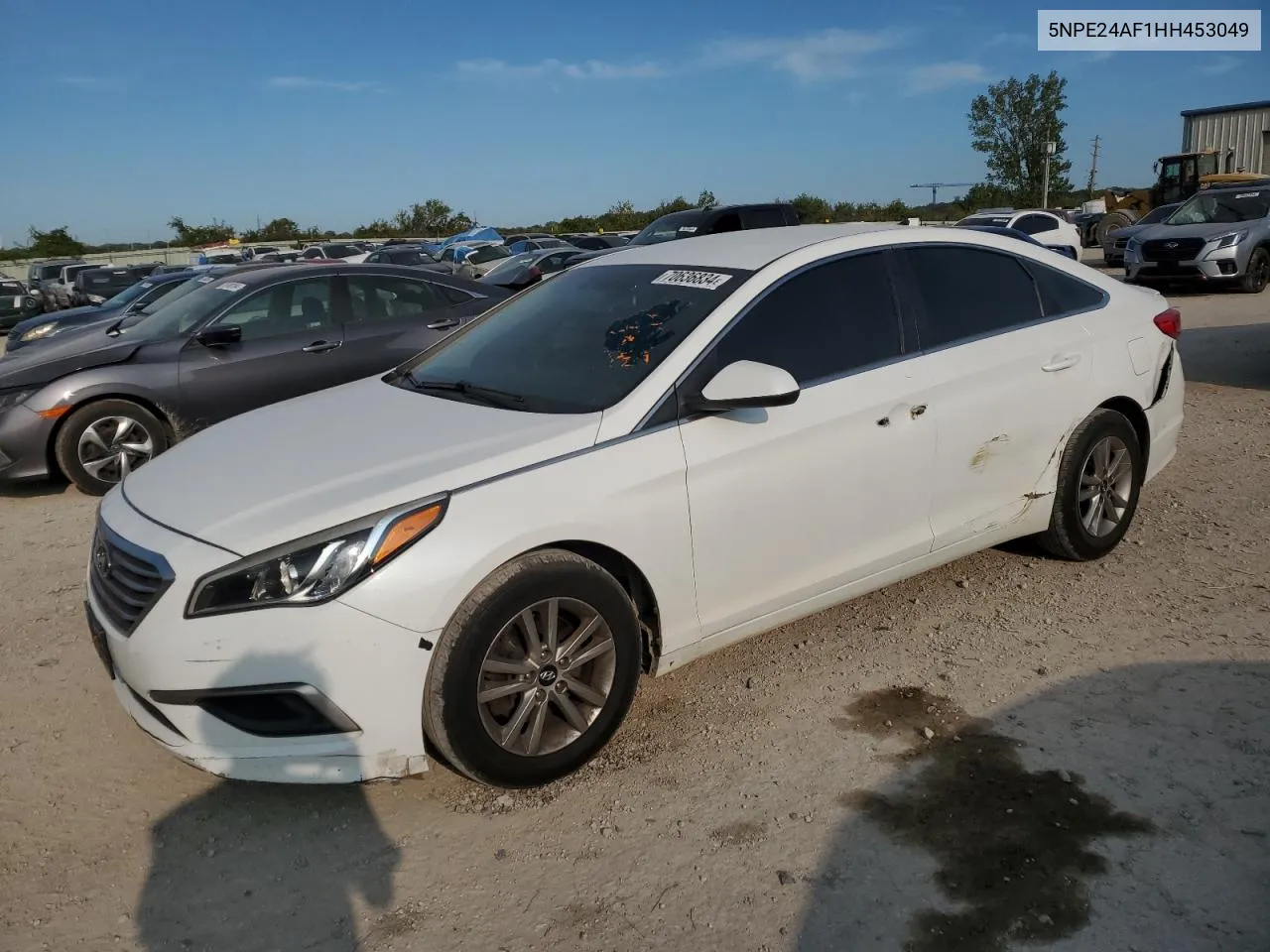 2017 Hyundai Sonata Se VIN: 5NPE24AF1HH453049 Lot: 70636834