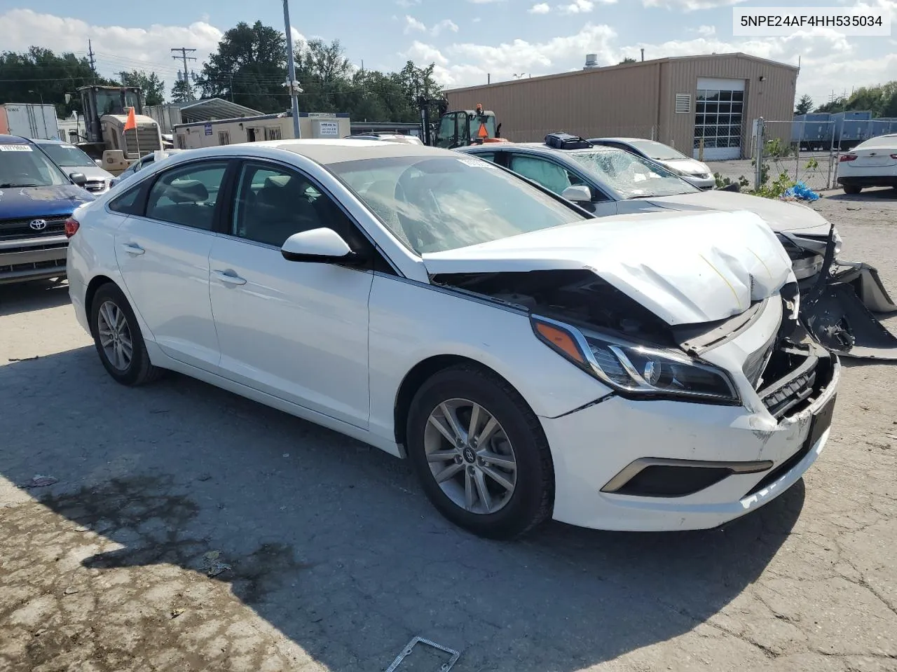 2017 Hyundai Sonata Se VIN: 5NPE24AF4HH535034 Lot: 70703254