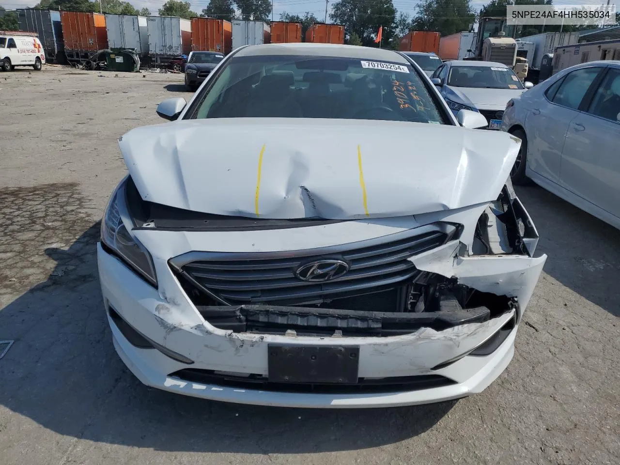 5NPE24AF4HH535034 2017 Hyundai Sonata Se