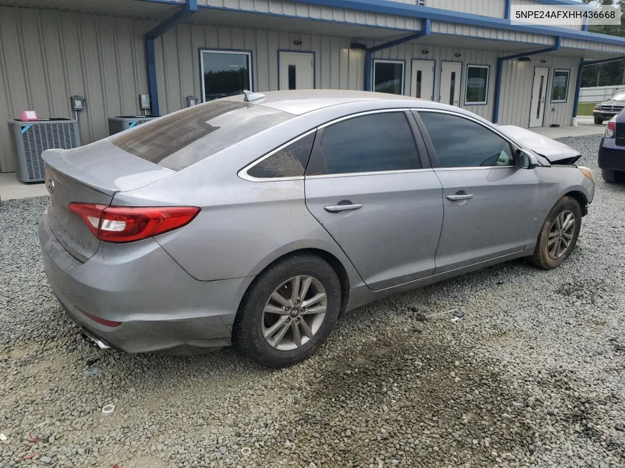 2017 Hyundai Sonata Se VIN: 5NPE24AFXHH436668 Lot: 71001924