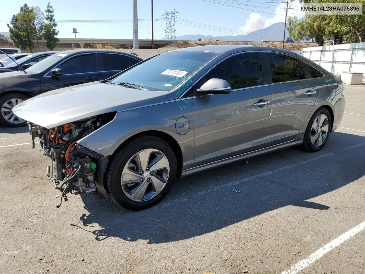 KMHE14L23HA075896 2017 Hyundai Sonata Plug-In Hybrid