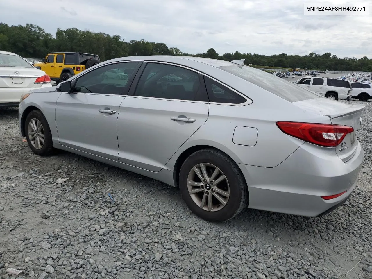 2017 Hyundai Sonata Se VIN: 5NPE24AF8HH492771 Lot: 71129834