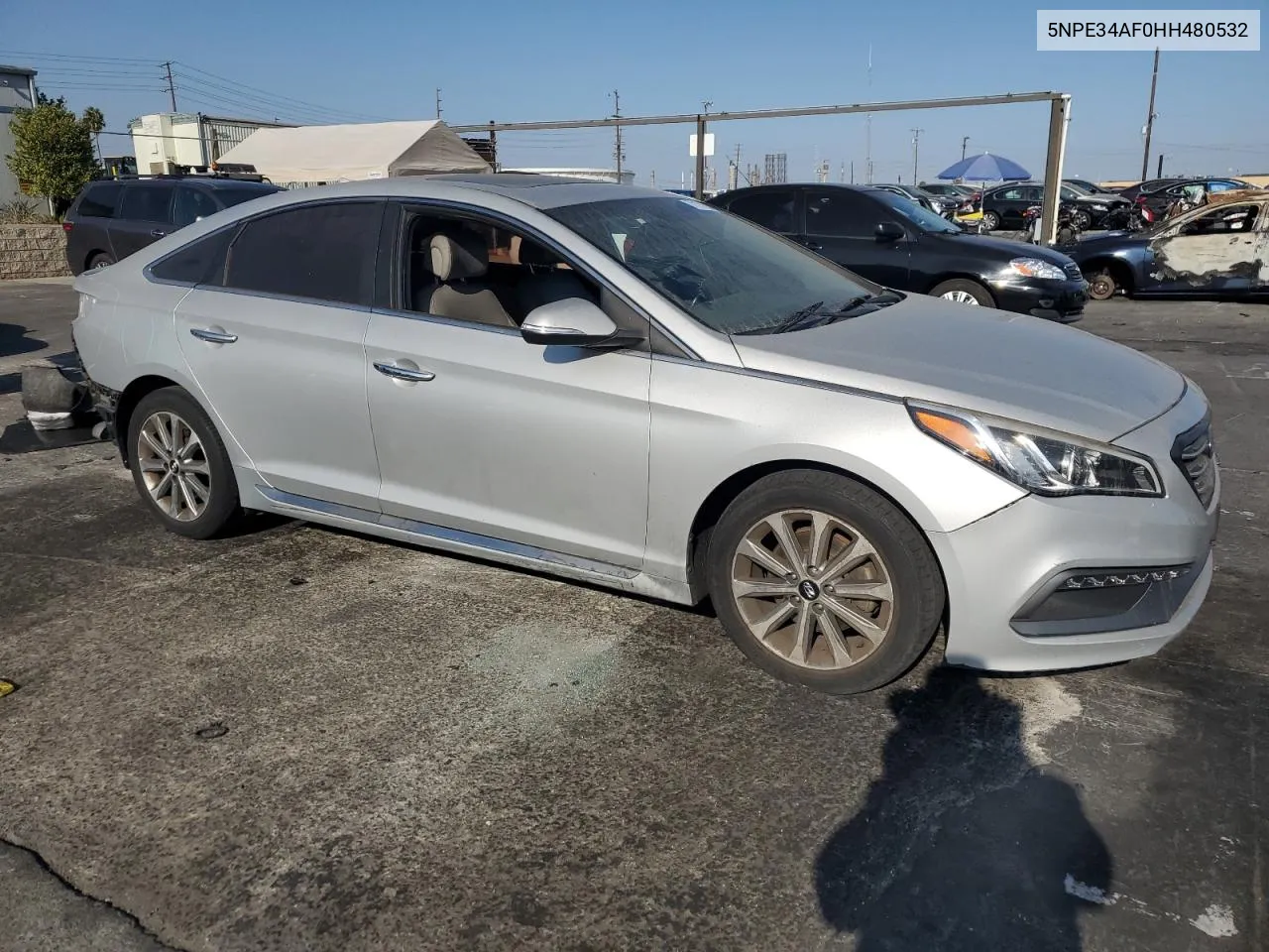 5NPE34AF0HH480532 2017 Hyundai Sonata Sport