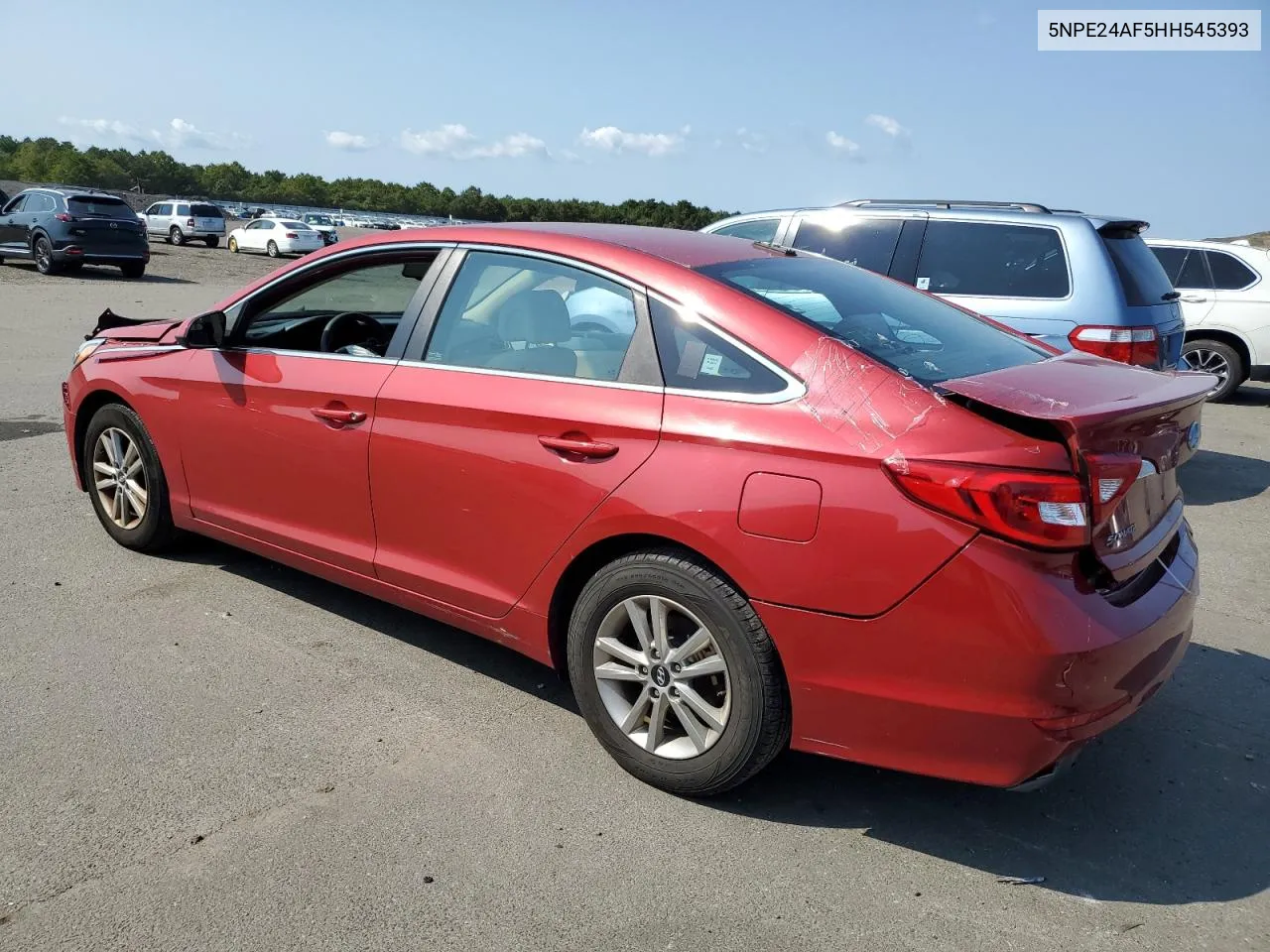 2017 Hyundai Sonata Se VIN: 5NPE24AF5HH545393 Lot: 71190744