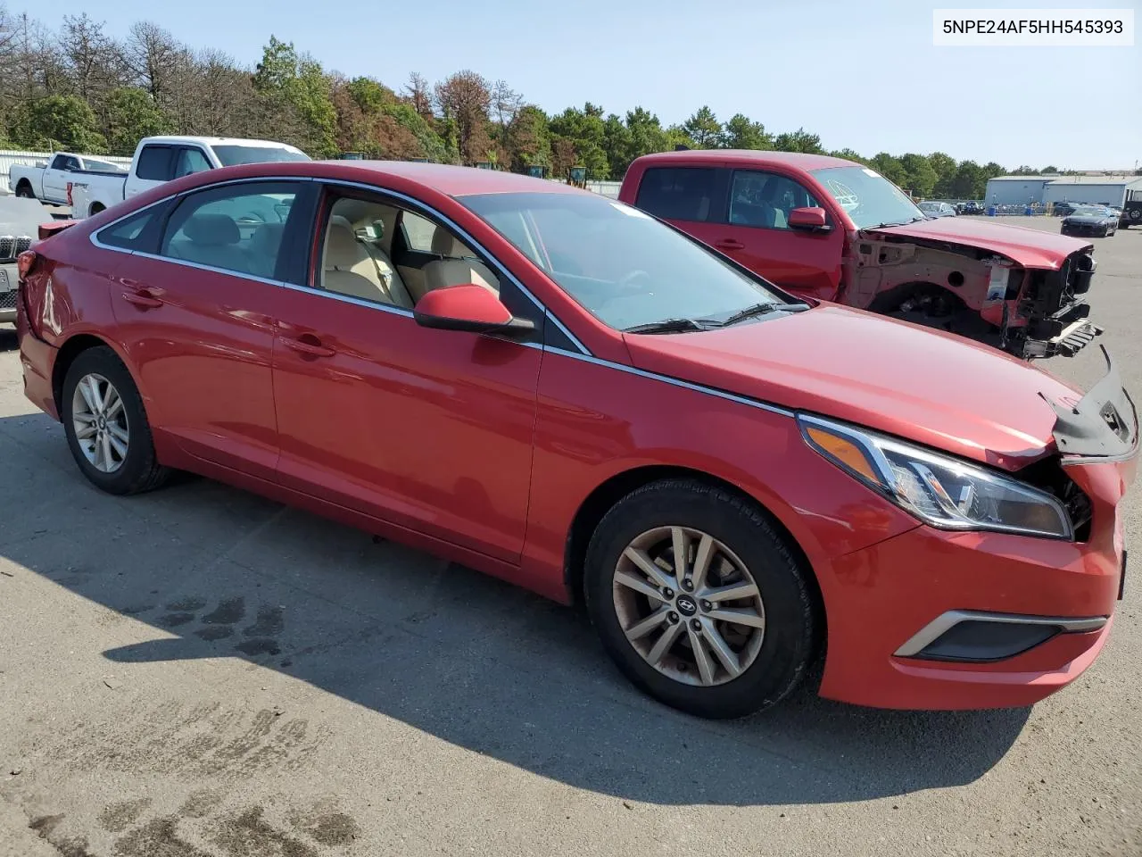 2017 Hyundai Sonata Se VIN: 5NPE24AF5HH545393 Lot: 71190744