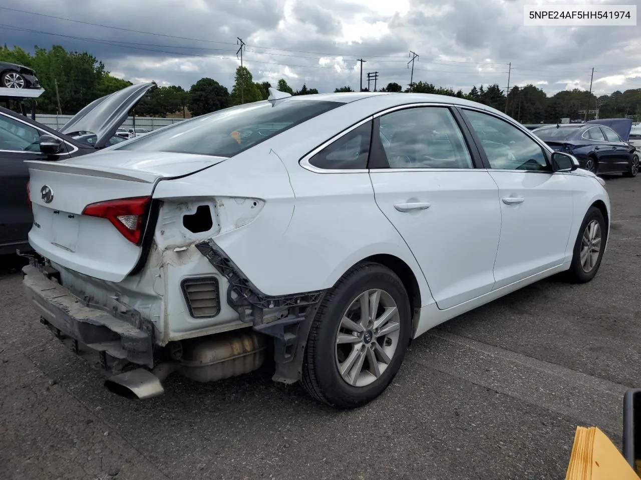 2017 Hyundai Sonata Se VIN: 5NPE24AF5HH541974 Lot: 71220834