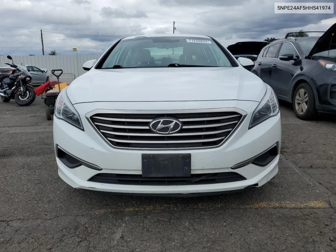 2017 Hyundai Sonata Se VIN: 5NPE24AF5HH541974 Lot: 71220834