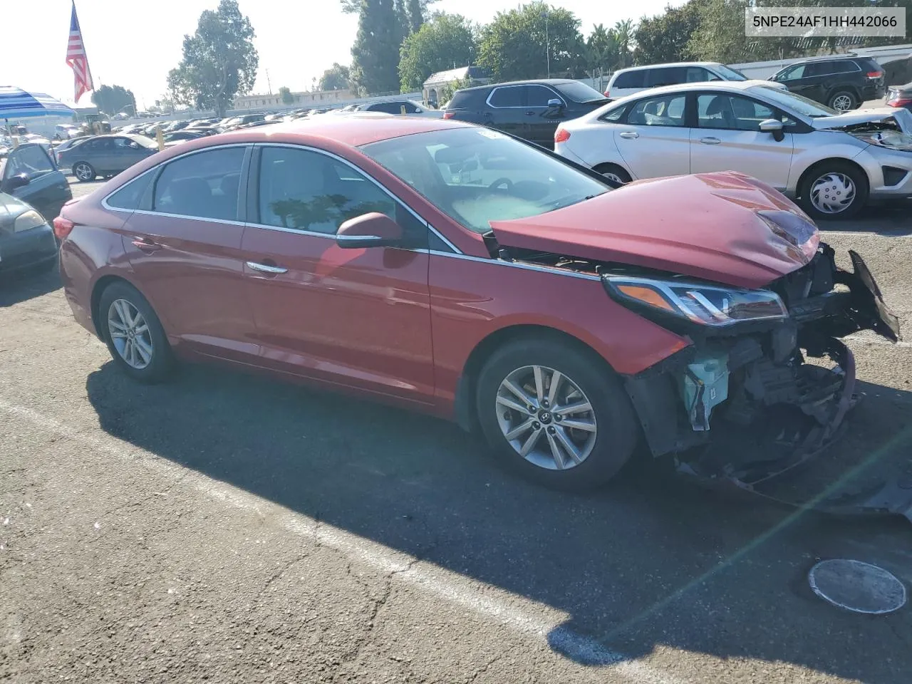 2017 Hyundai Sonata Se VIN: 5NPE24AF1HH442066 Lot: 71242924