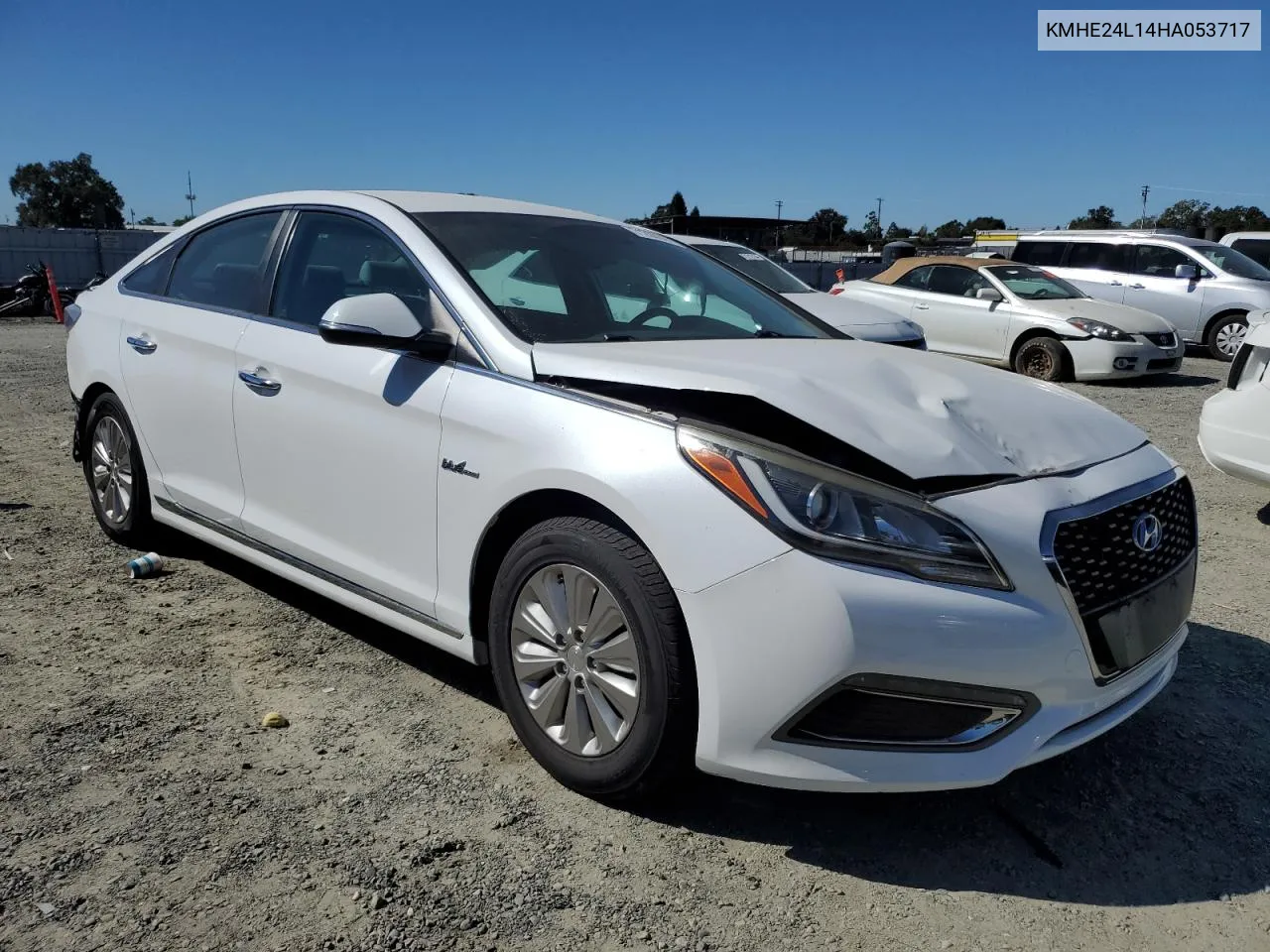 2017 Hyundai Sonata Hybrid VIN: KMHE24L14HA053717 Lot: 71298644