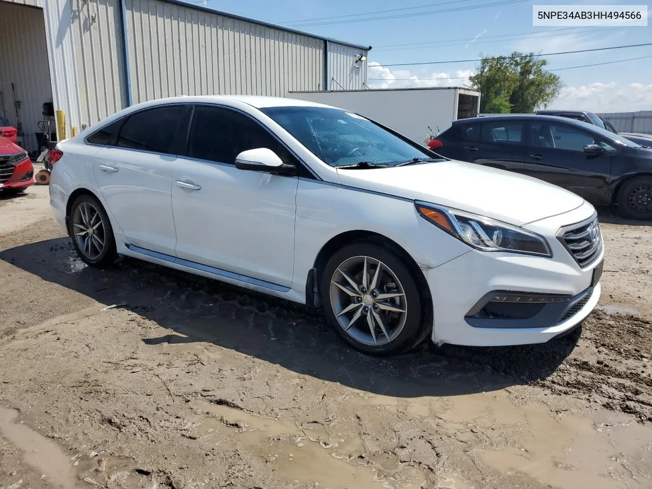 5NPE34AB3HH494566 2017 Hyundai Sonata Sport