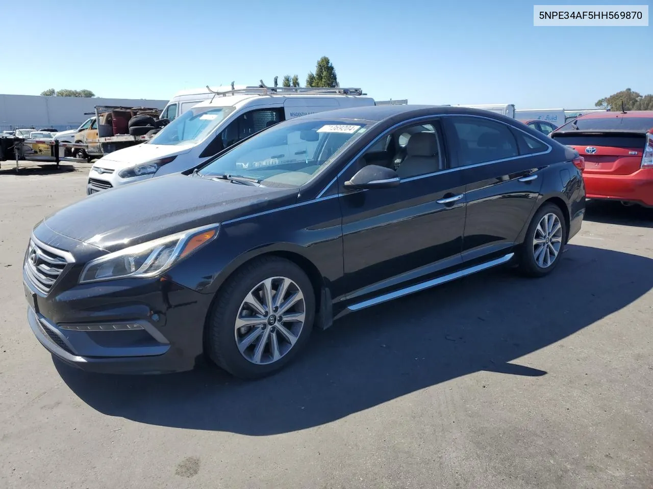 2017 Hyundai Sonata Sport VIN: 5NPE34AF5HH569870 Lot: 71369204